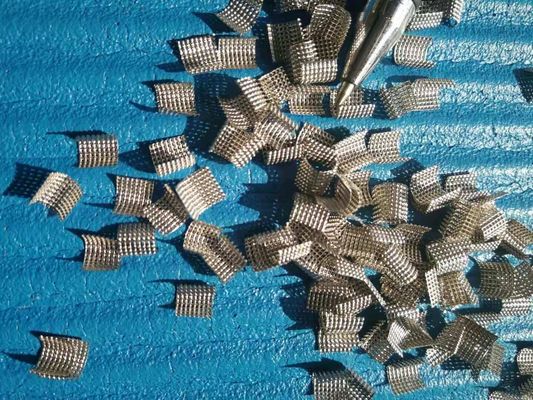 Stainless Steel 316 Half Cylinder Dixon Chips 6*6mm For Laboratory Distillation Column