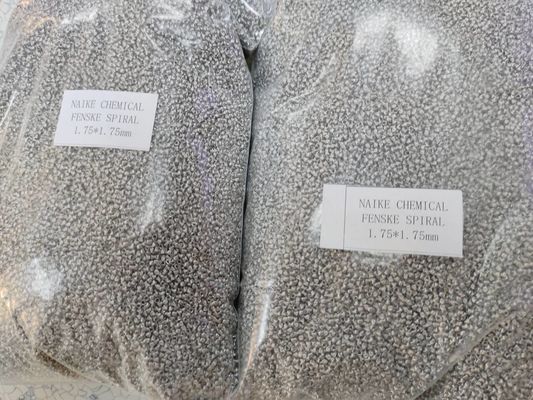 Edelstahl 304 Fenske Spirale Laborverpackung 1,75*1,75 mm für den Destillationsprozess